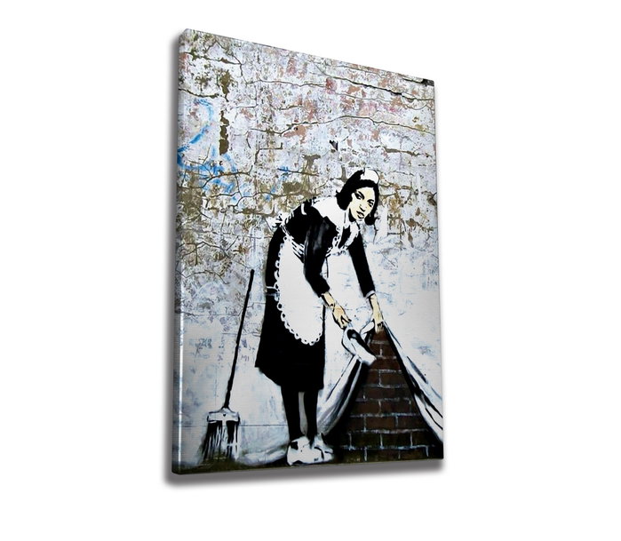 Wallity Lienzo Decorativo Banksy WY35 70 x 100 cm Wallity Lienzo Decorativo Banksy WY35 70 x 100 cm